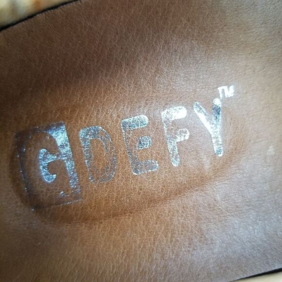 G defy Gravity Defyer Brown Suede Leather Cap Toe Lace-up Oxfords Men's 7.5 - Picture 10 of 10